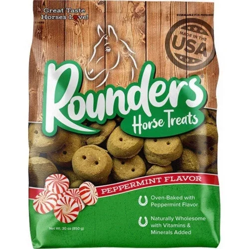 Rounders, Rounders Horse Treats, 30 Oz, Peppermint
