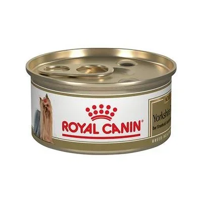 Royal Canin Breed Health Nutrition Yorkshire Terrier Loaf in Sauce Adult Canned Dog Food – 3 Oz – Case of 24