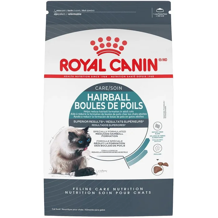 Royal Canin Feline Care Nutrition Intense Hairball Care Indoor Dry Cat Food – 3 Lbs