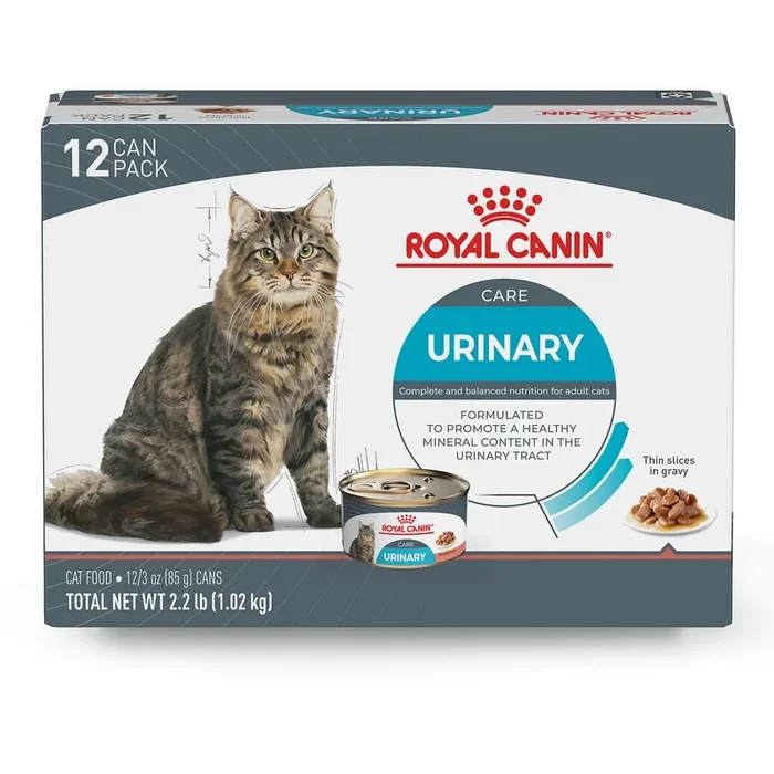 Royal Canin Feline Care Nutrition Urinary Care Thin Slices in Gravy Canned Cat Food – 3 Oz – Case of 12