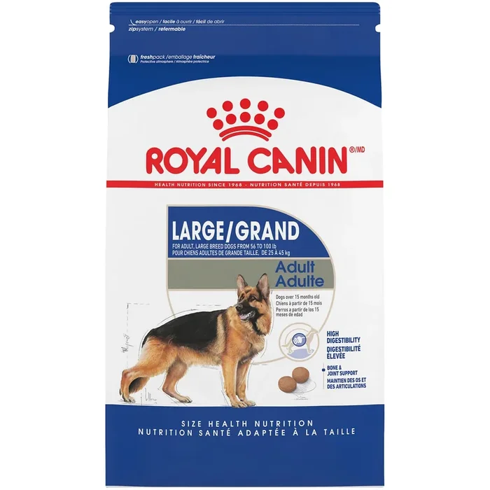 Royal Canin Size Health Nutrition Large-Breed Adult Dry Dog Food – 30 Lbs