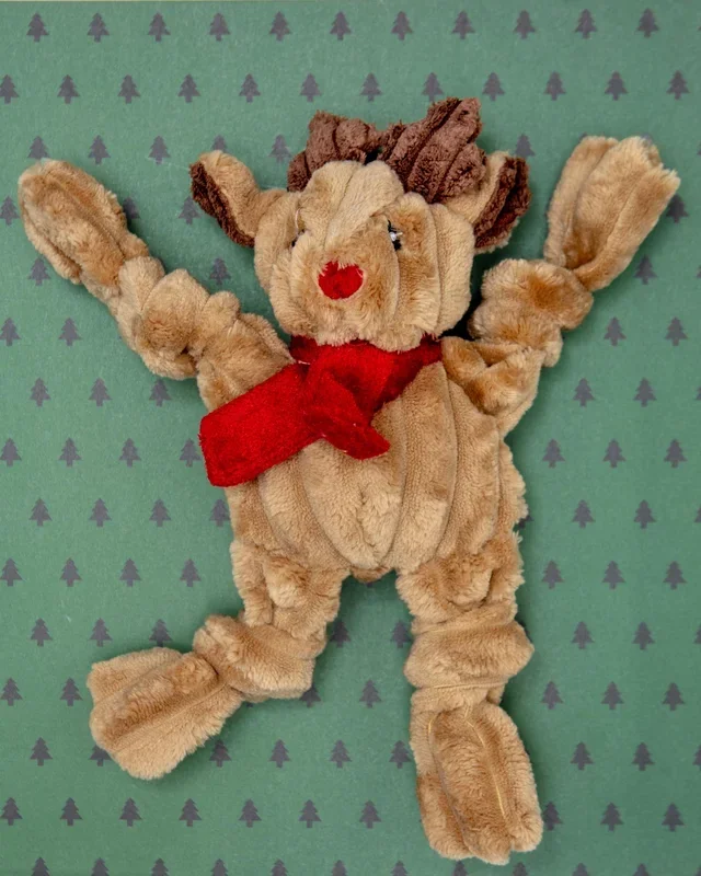 Rudy Reindeer Knottie Plush Dog Toy