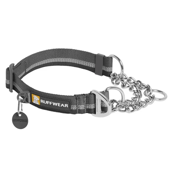 Ruffwear Chain Reaction Martingale Dog Collar Granite Gray Small