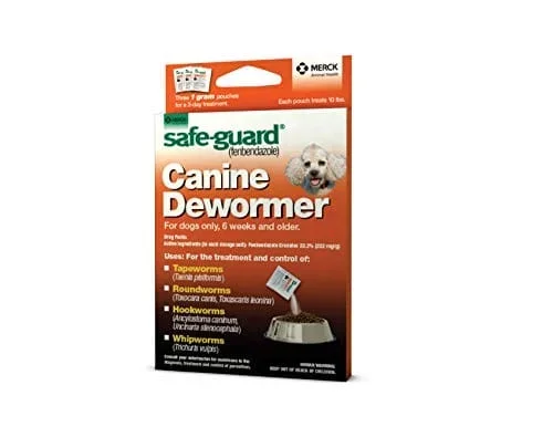 Safe-Guard Canine Dog De-wormer – 1 Gm – 3 Pack