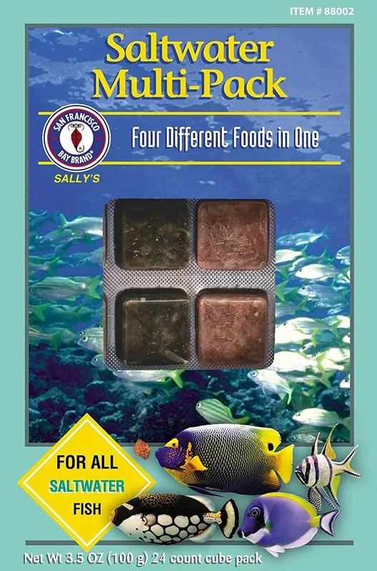 San Francisco Bay Brand Frozen Saltwater Multi-Pack – 24 Cubes – 3.5 oz