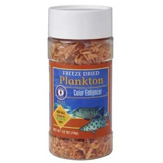 San Francisco Bay Brand Plankton Freeze-Dried Freshwater and Saltwater Fish Food – 4 Oz