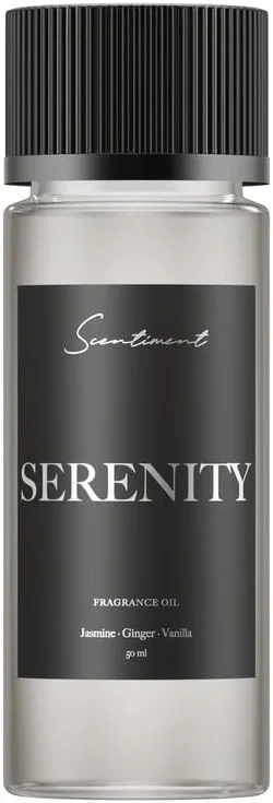 Scentiment Diffuers Oil – Serenity Hotel | Aromatherapy Home Fragrance | Inspired by Shangri-La Hotel® | Luxurious Scent with Notes of Jasmine, Ginger, Vanilla (50 mL)