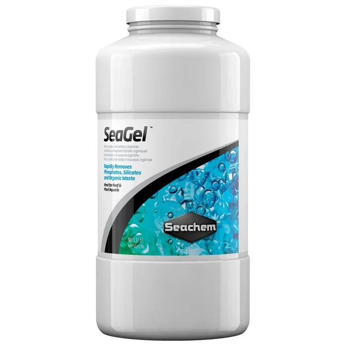Seachem, Seachem Laboratories SeaGel Phosphate, Silicate, and Organic Waster Remover, 1 Liter