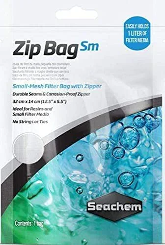 Seachem Zip Bag – Small Mesh – 12.5″ x 5.5″