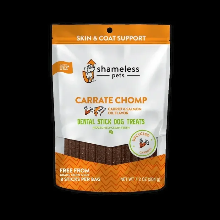 Shameless Pets Carrate Chomp Dental Sticks Dog Treats