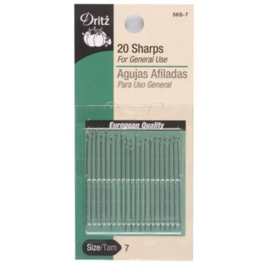 Sharp Sewing Needles 56S- 20 Count