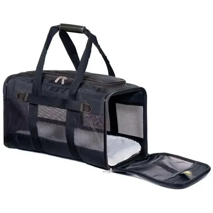 Sherpa’s Pet Trading Company Original Deluxe Pet Carrier Black