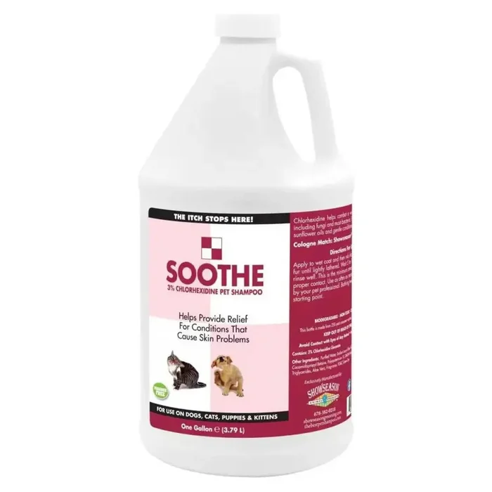 Showseason Soothe Shampoo for Dogs and Cats Antimicrobial Relief