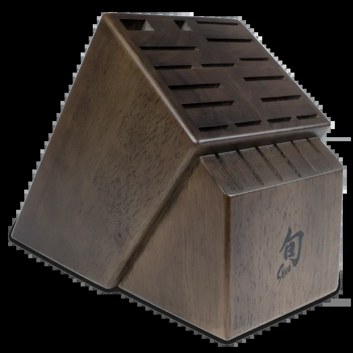 Shun 22-Slot Walnut Stained Block