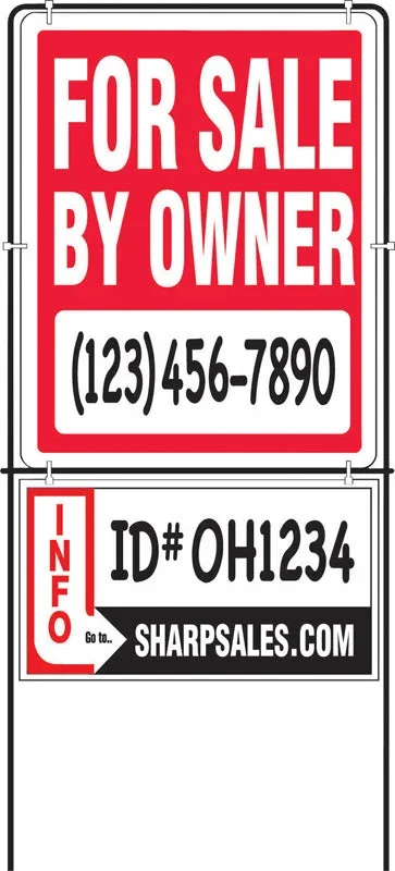 SIGN &FRAME 4SALE 14X18