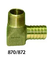 Simmons Manufacturing Bronze Hydrant Elbows 3/4″ x 1″