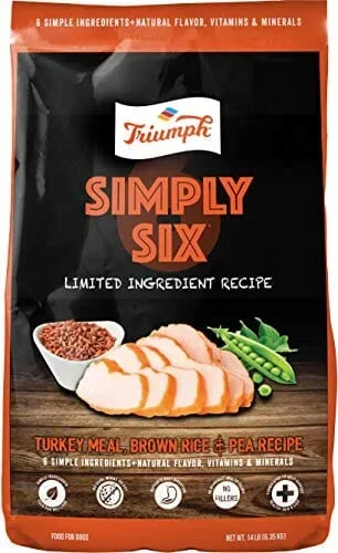Simply Six Limited Ingredient Dry Dog Food – Turkey – 28 Lbs