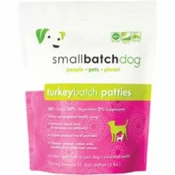 Small Batch Dog Frozen Patties Turkey – 6 lbs