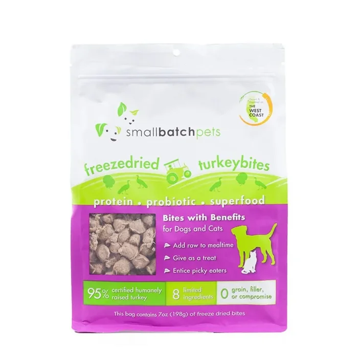 Small Batch Freeze Dried Turkey Super Boosters, 7oz