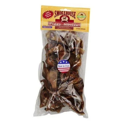 Smokehouse, Smokehouse Piggy Slivers Natural Dog Treat, 24 count
