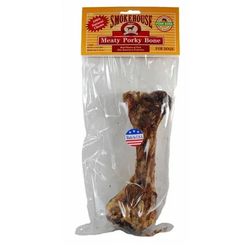 Smokehouse, Smokehouse USA Made Meaty Porky Bone, 1 Each/8-9 in