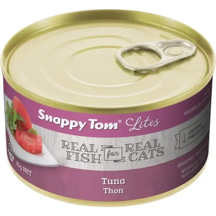 Snappy Tom Lites Tuna Flavor Canned Cat Food 24/3oz