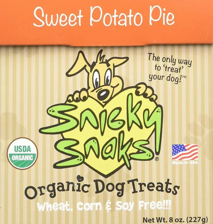 Snicky Snaks Organic Sweet Potato Pie Dog Biscuits – 12 lbs
