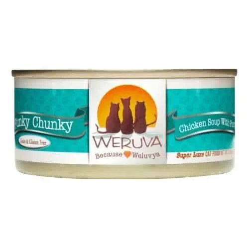 Sopa clásica de pollo y calabaza con salsa Weruva C Funky Chunky, 5,5 oz