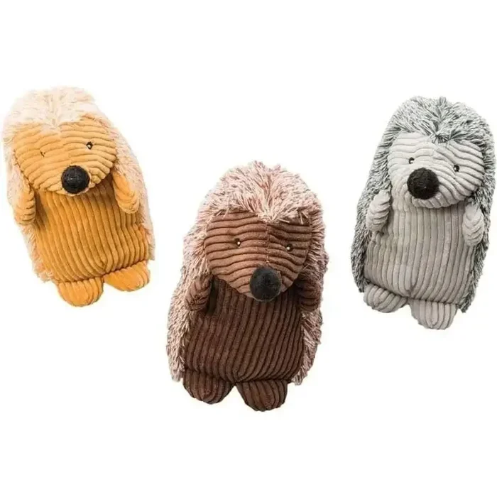 Spot Corduroy Hedgehogs Dog Toy Assorted 8 in