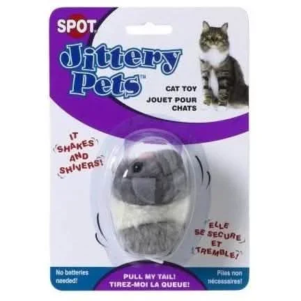 SPOT 猫玩具 Jittery Pets 老鼠 – 多种颜色