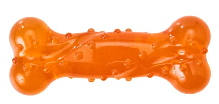 Spot Play Strong ScentSation Bone Dog Toy Orange, 1ea/5 in