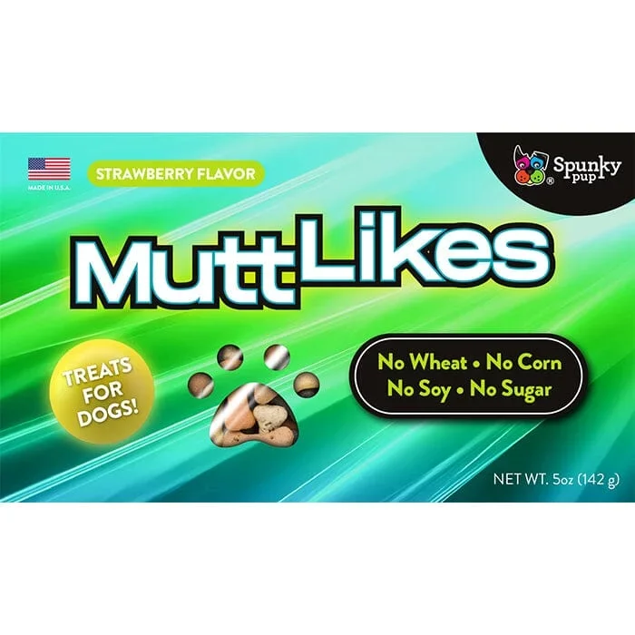 Spunky Pup Mutt Likes Turkey Flavored Soft and Chewy Dog Treats – 5 Oz