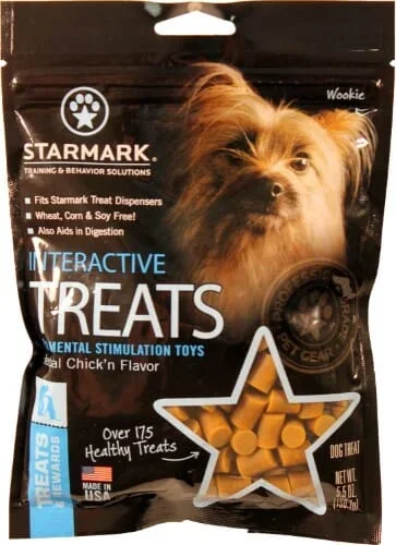 Starmark Interactive USA Training Treats Dog Toy Stuffing Chewy Dog Treats – Chicken – 5.5 Oz