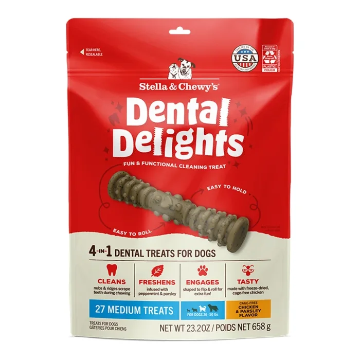 Stella & Chewy’s Dog Dental Delights Medium 27 Pack
