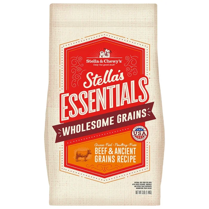 Stella & Chewy’s Essentials Beef Ancient Grain Dry Dog Food – 3 lbs