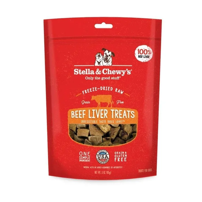 Stella & Chewy’s Freeze-Dried Raw Beef Liver Dog Treats