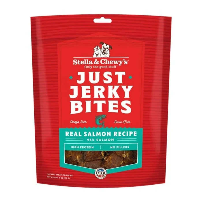 Stella & Chewy’s Just Jerky Bites Real Salmon Recipe Dog Treats