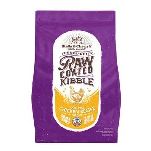 Stella & Chewy’s Raw Coated Chicken Dry Cat Food- 5 lbs