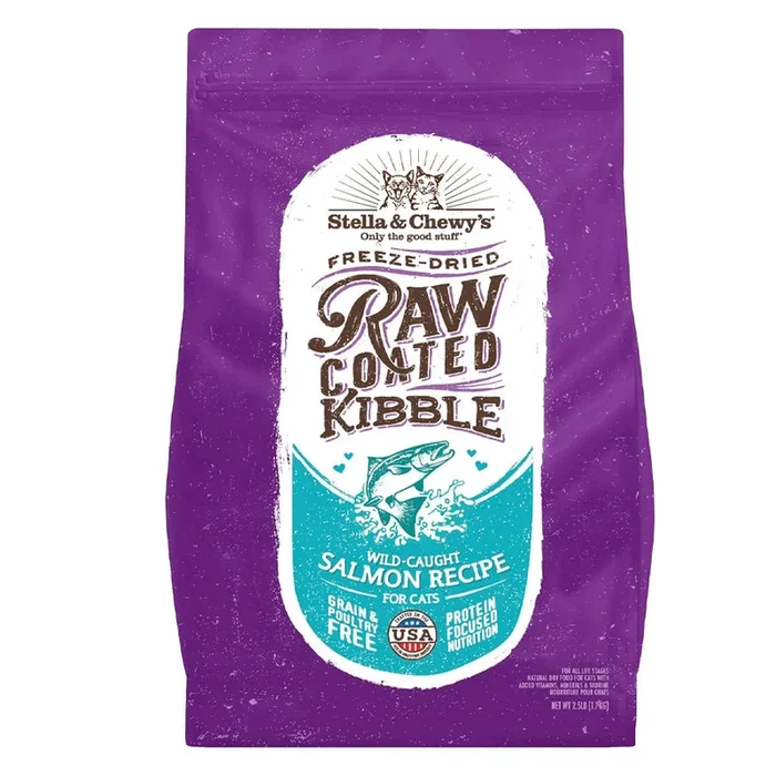 Stella & Chewy’s Raw Coated Wild-Caught Salmon Recipe Cat Food