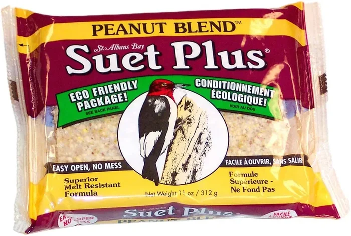 Suet Cakes Plus Peanut Blend Suet Cakes Wild Bird Food – Peanut – 11 Oz