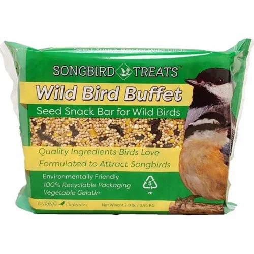 Suet Plus, Songbird Treats Large Seed Cake, 2 Lbs,Wild Bird