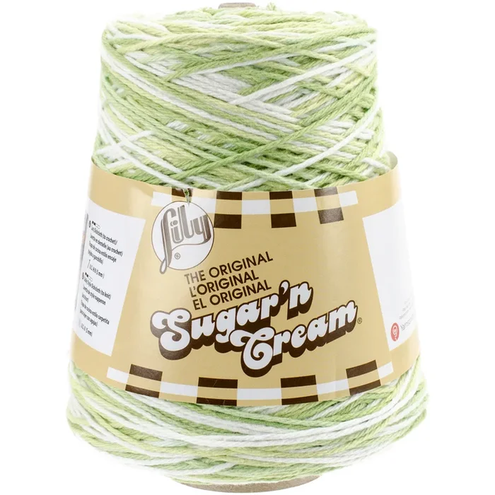 Sugar ‘N Cream Yarn Cones 103002 14 oz