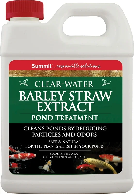 Summit Summit Barley Straw Extract Pond Water Treatment Natural – 32 Oz