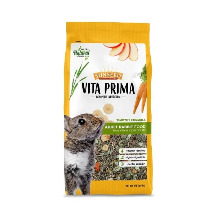 Sun Seed Co, Sun Seed Vita Prima Adult Rabbit Dry Food, 8 Lbs