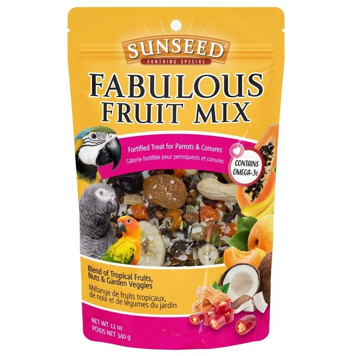 Sunseed Fabulous Fruit Mix 12-oz, Bird Treat
