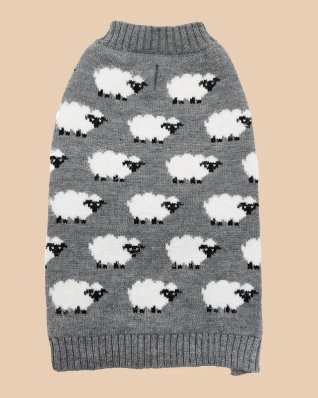 Sweet Sheep Dog Sweater((FINAL SALE))
