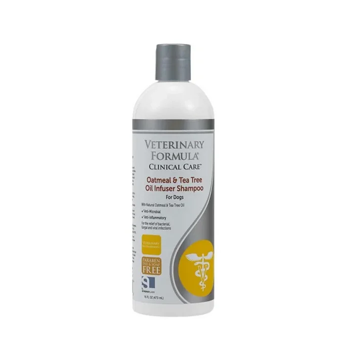 Synergy Labs, Synergy Labs Veterinary Formula Clinical Care Oatmeal & Tea Tree Oil Shampoo, 16 Oz