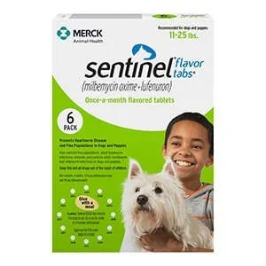 Tabletas con sabor Rx Sentinel® para perros