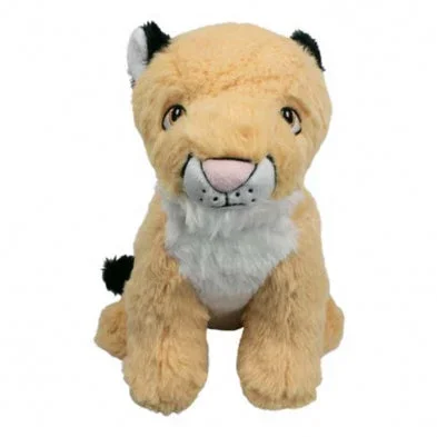 Tall Tails Mountain Lion Crunch, Squeak, Crinkle Dog Toy, 9″