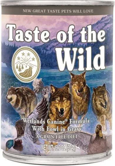 Taste of The Wild Wetlands Canine Formula with Fowl in Gravy